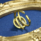 Bague de pièce de monnaie grecque Lion rugissant R1052