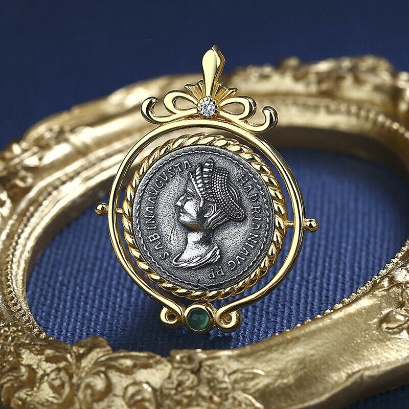 Sabina Flip Pendentif pièce romaine N1015