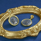 Boucles d'oreilles empereur romain E1034
