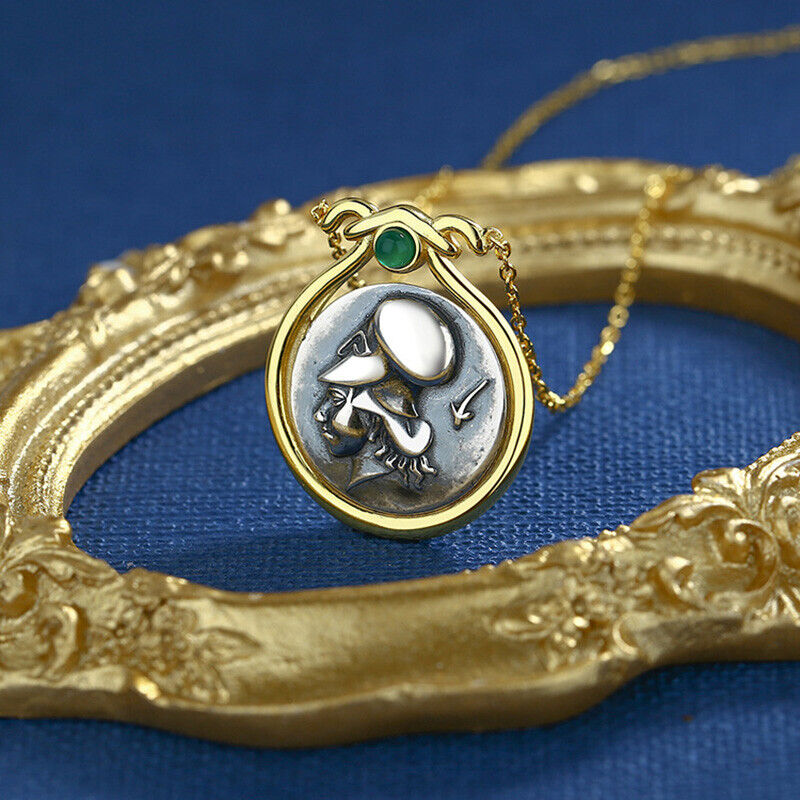 Collier de pièces de monnaie grecques Athéna N1033