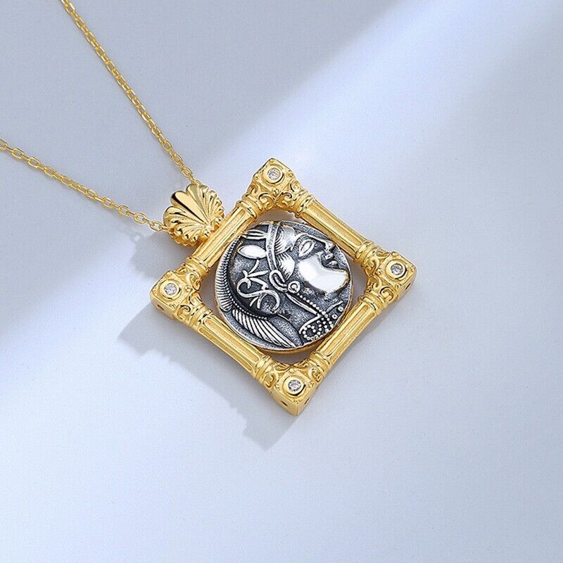 Pendentif pièce de monnaie grecque Artemis N1003