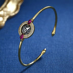 Bracelet jonc Apollo Rubis D1005