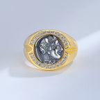 Bague halo Athena CZ R1074