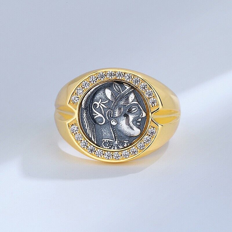 Bague halo Athena CZ R1074