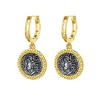 Boucles d'oreilles pièces de monnaie romaines Santu E1050