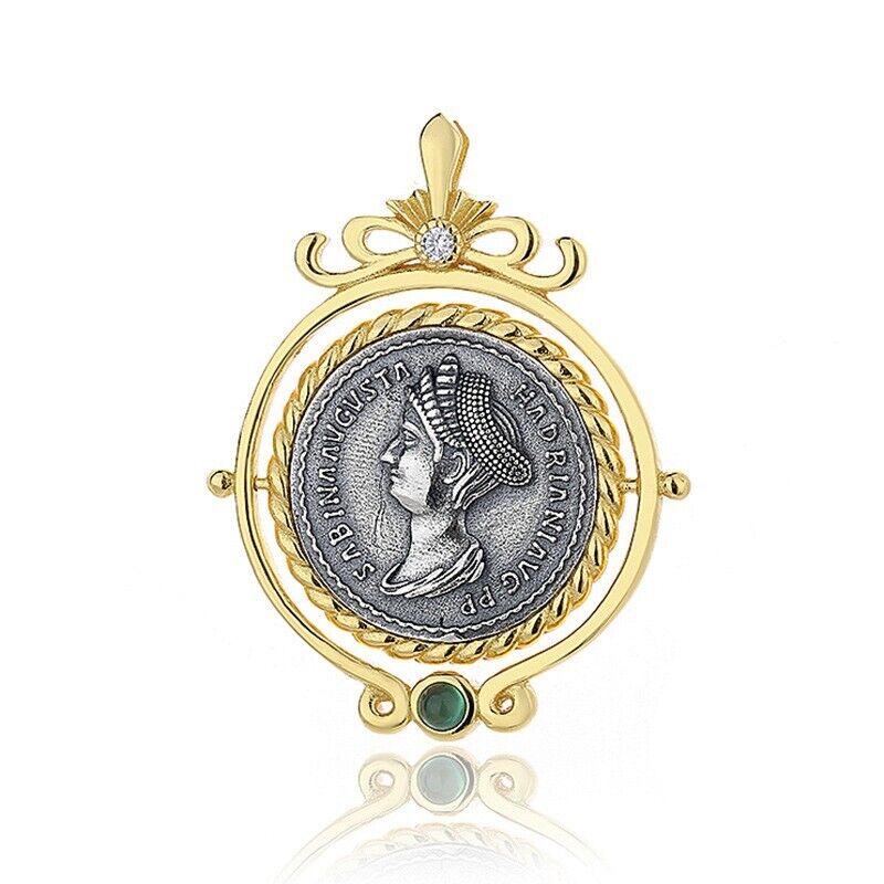 Sabina Flip Pendentif pièce romaine N1015