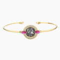 Bracelet jonc Apollo Rubis D1005