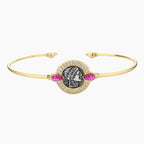 Bracelet jonc Apollo Rubis D1005