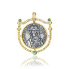 Pendentif Agate Bouclier Justinien II N1013