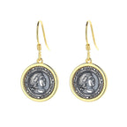 Boucles d'oreilles en pièces de monnaie romaines Artemis E1060