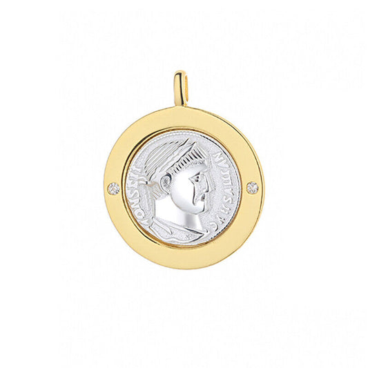 Pendentif réplique de pièce de monnaie romaine antique N1037