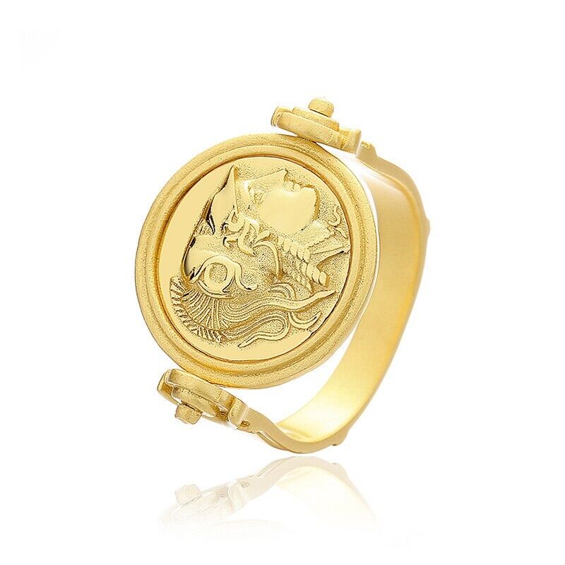 Bague à monnaie romaine retournée R1012