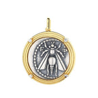 Pendentif pièce de monnaie grecque abeille d’Éphèse N1025