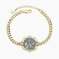 Bracelet chaîne épaisse Justinien II D1004