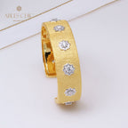 Bracelet Fleurs en Tissu Mat 5252