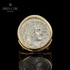 Anneau de pièce de monnaie byzantin Didrachme