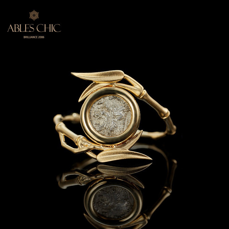 Bague Noeuds Bambou Lion Byzantin