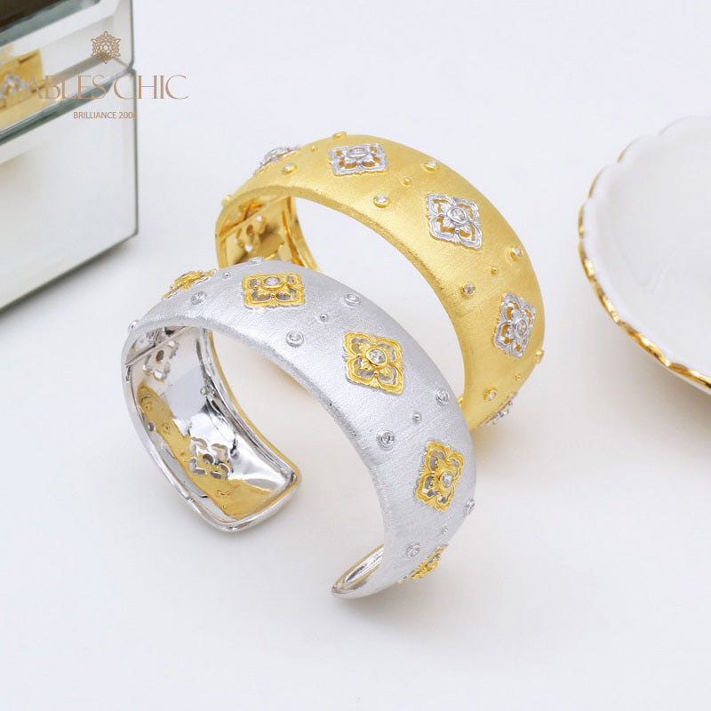 Bracelet large floral celtique 5462