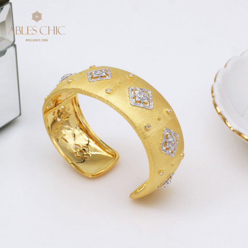 Bracelet large floral celtique 5462