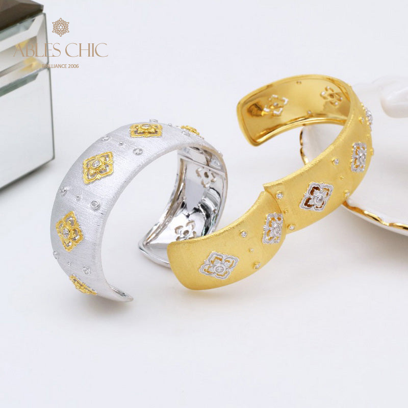 Bracelet large floral celtique 5462