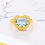 Bague Zircon Pomme Brossée 5190
