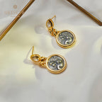 Boucles d'oreilles pièces de lion romaines 5980