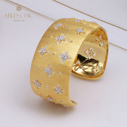 Bracelet large trèfles celtiques 5059