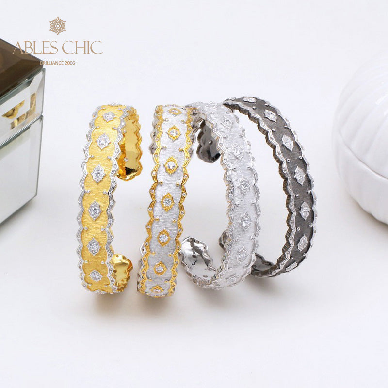 Bracelet Fretworks en Tissu Soyeux 5433