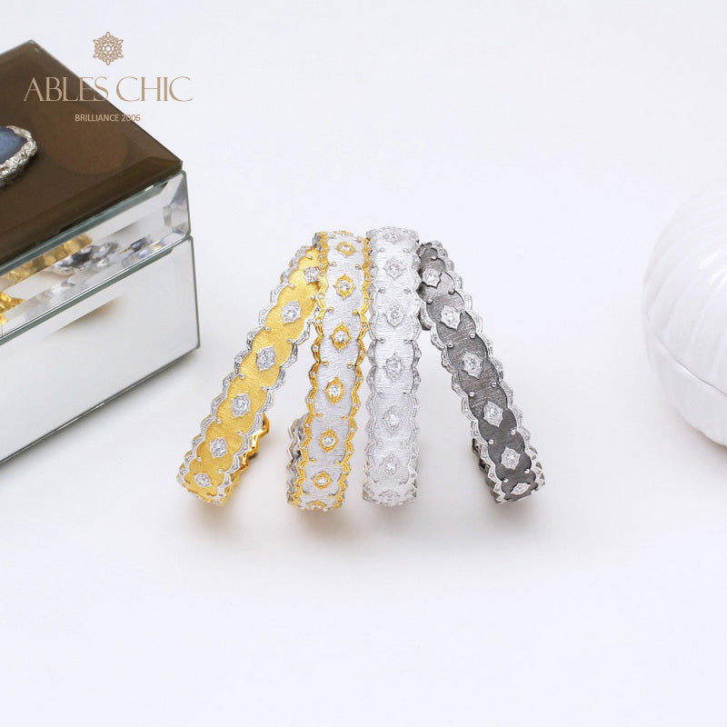 Bracelet Fretworks en Tissu Soyeux 5433