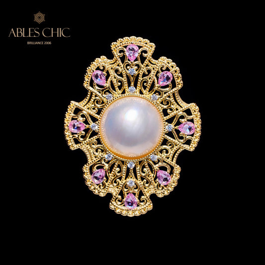 Mabe Pearl Classic Fretwork Pendentif 6006
