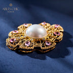 Mabe Pearl Classic Fretwork Pendentif 6006