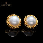Boucles d'oreilles guirlande de perles Mabe 5906