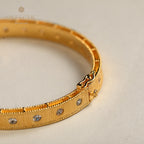 Bracelet soyeux élément en tissu 203588