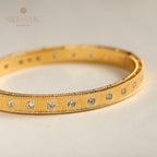 Bracelet soyeux élément en tissu 203588