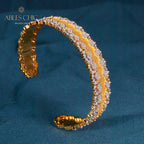 Bracelet ajouré en tissu 6034