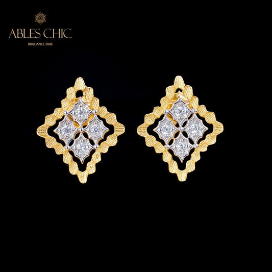 Boucles d'oreilles florales Clover Fretworks 5825