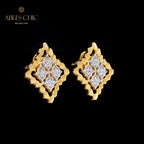 Boucles d'oreilles florales Clover Fretworks 5825
