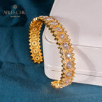 Bracelet ajouré floral 6040