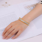 Bracelet Aéré Jantes Florales 5465