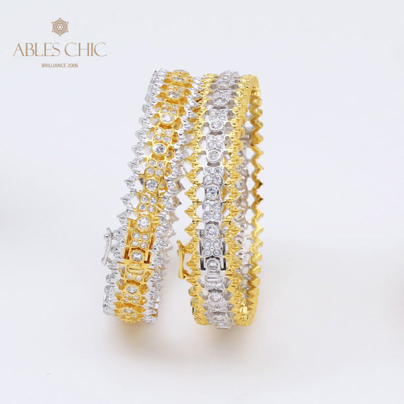 Bracelet Aéré Jantes Florales 5465