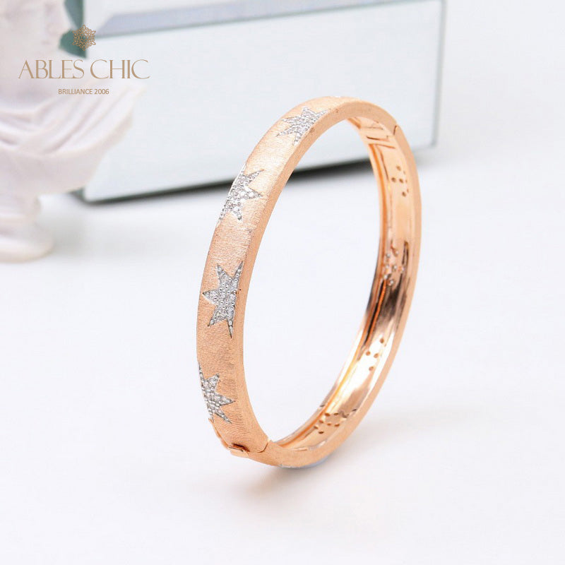 Bracelet Soyeux Feuille Étoilée 5522