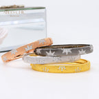 Bracelet Soyeux Feuille Étoilée 5522
