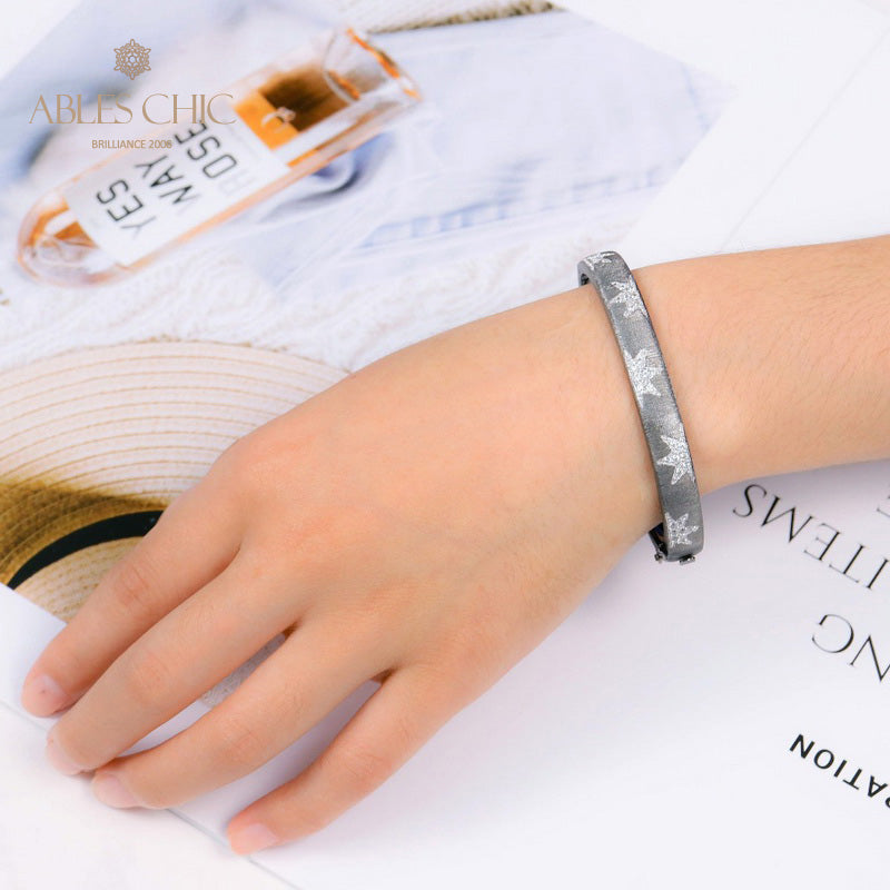 Bracelet Soyeux Feuille Étoilée 5522