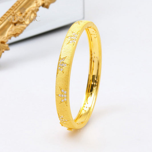 Bracelet Soyeux Feuille Étoilée 5522