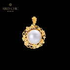 Pendentif halo guirlande de perles Mabe 5819