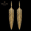Boucles d'oreilles lustre en aiguilles de pin 5937