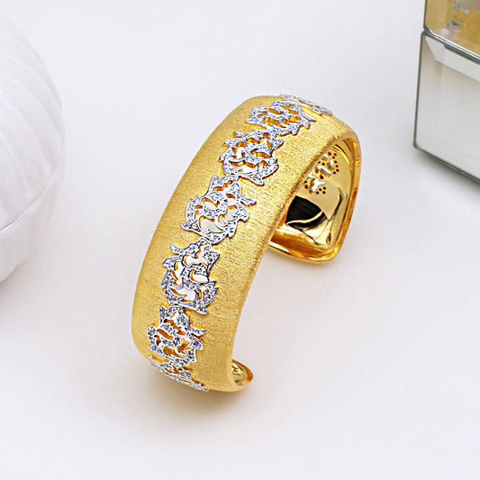 Bracelet Fleurs Gravées 5439