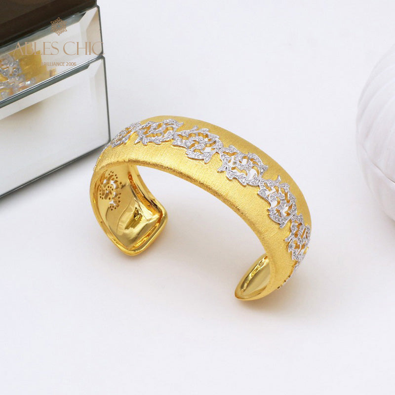 Bracelet Fleurs Gravées 5439