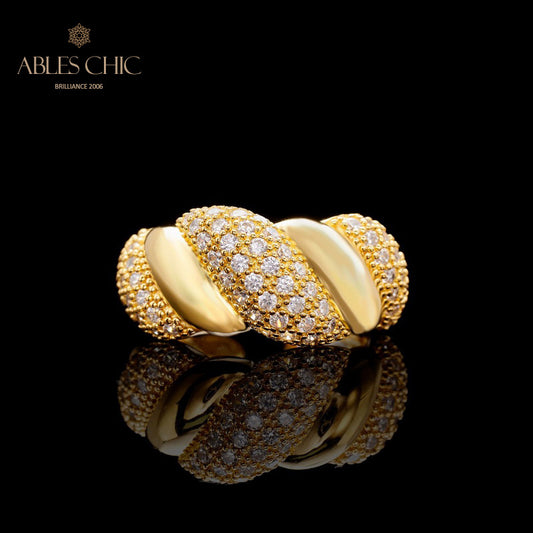 Bague Fleur Pavée Infini 5977