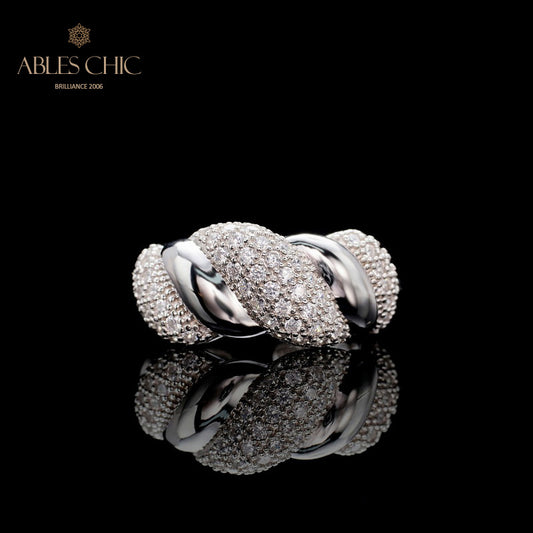 Bague Fleur Pavée Infini 5977
